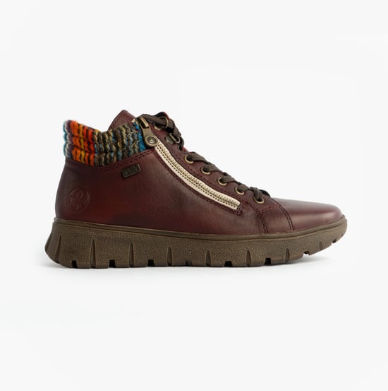 Rieker N1305-35 Womens Boots Red - Image 1