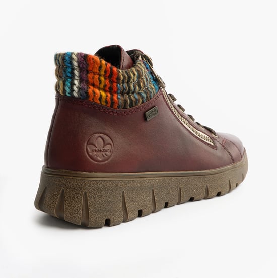 Rieker N1305-35 Womens Boots Red - Image 5