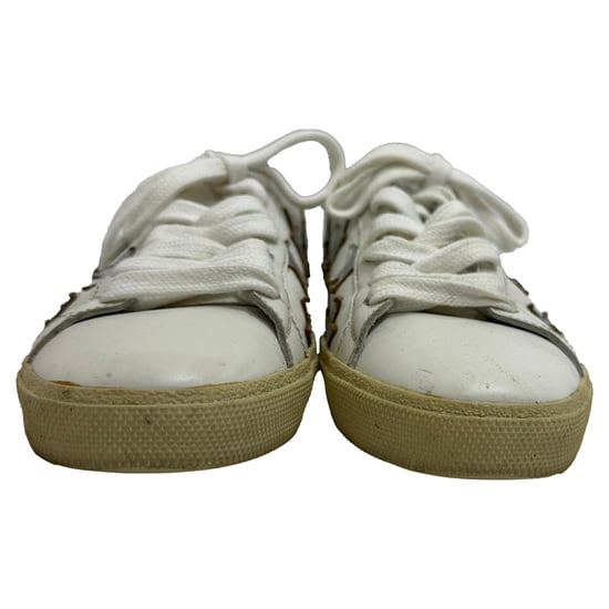 Saint Laurent SL/06 Ster Lage Sneakers in Witte Kalfsleer - Image 4