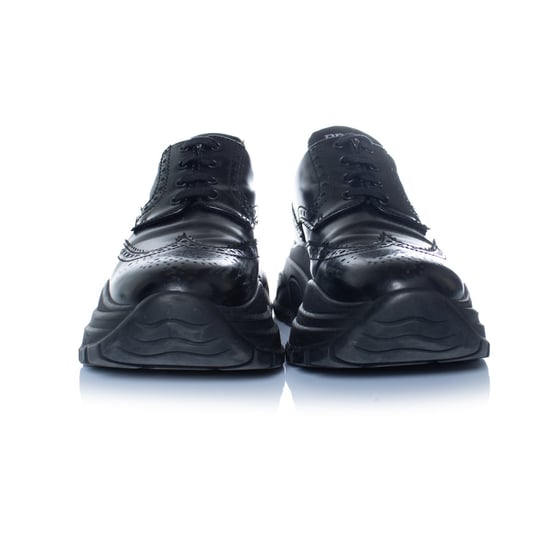 Prada, svarta grova brokésneakers - Image 5