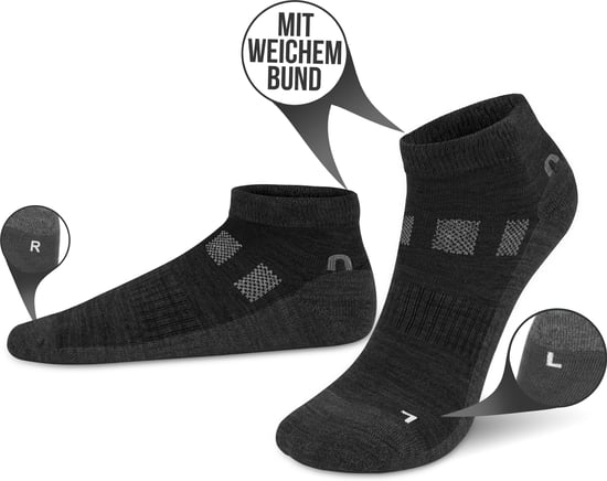 normani 2 paar merino sneakersokken Timaru - Image 3