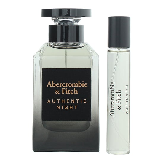 Abercrombie & Fitch Authentic Night Man Eau de Toilette 100ml + Eau de Toilette 15ml Gift Set for Him - Image 2