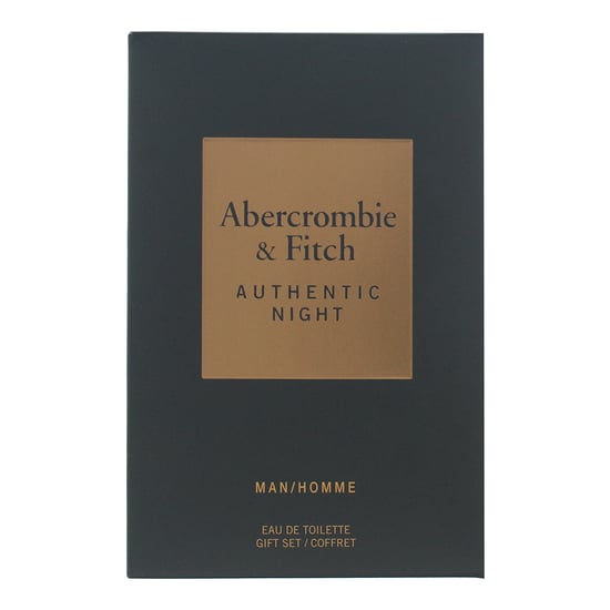Abercrombie & Fitch Authentic Night Man Eau de Toilette 100ml + Eau de Toilette 15ml Gift Set for Him - Image 3