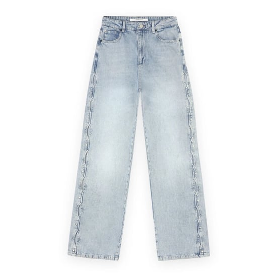 Homage to Denim H-cs26m56 straight jeans with open side details - Image 2