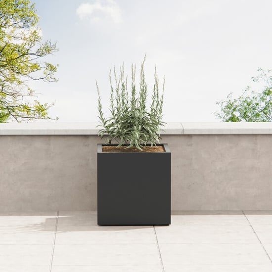 Herstera Garden Herstera-graden cube m plantenbak vierkant metaal 60x60 cm - - Image 3