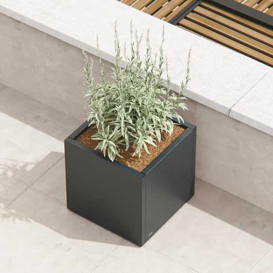 Herstera Garden Herstera-graden cube m plantenbak vierkant metaal 60x60 cm - - Image 5