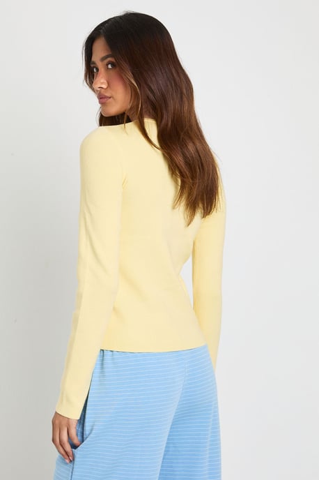 Ruffle Placket Button Through Cardigan - Image 3