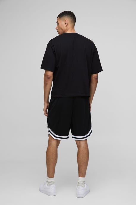Oversized Boxy Homme Basketball Short Set - Image 2
