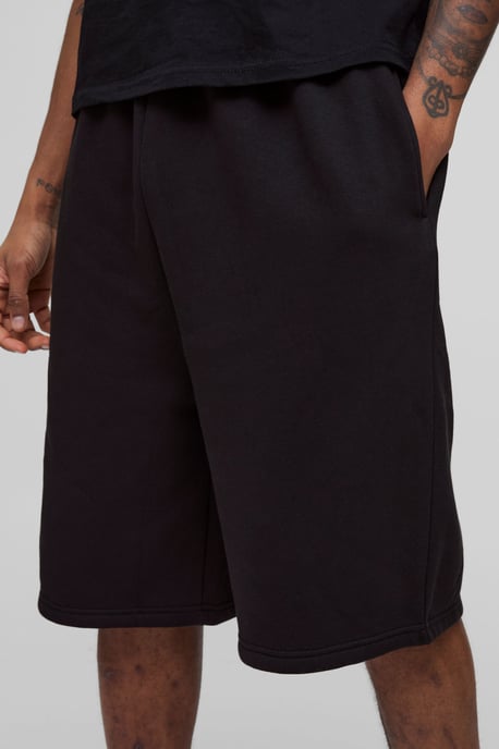 Tall Oversized Drop Crotch Basic Shorts - Image 3