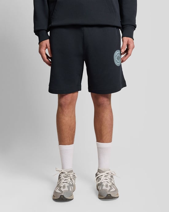Grafische Badge Katoenen Sweatshorts - Image 2