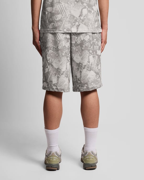 Industrial Graphic Sweat Shorts - Image 4