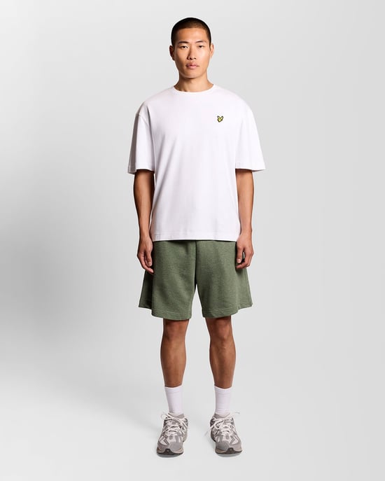 Katoenen Marl Sweatshorts - Image 1