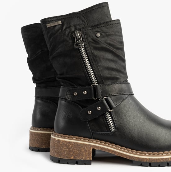 Josef Seibel Waylynn 13 Womens Biker Boots Black - Image 5