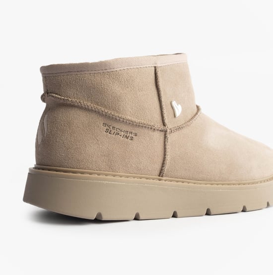 Skechers Keepsakes Cozy - Cozy Mini Womens Boots Taupe - Image 6