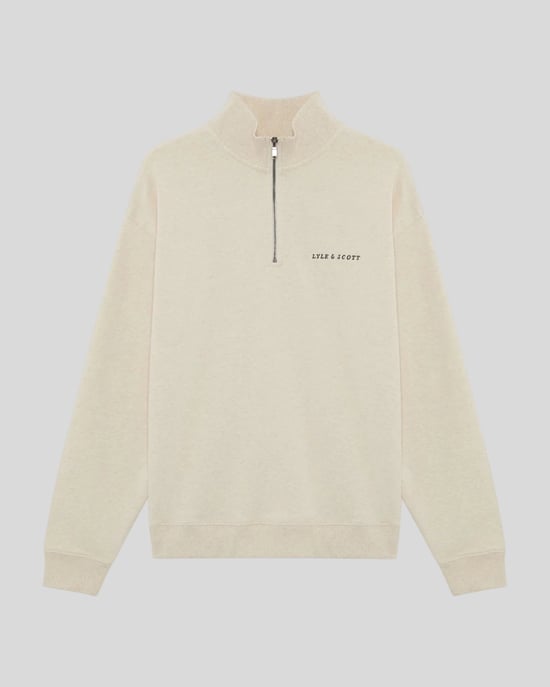 Heavyweight Script 1/4 Zip Sweatshirt - Image 5