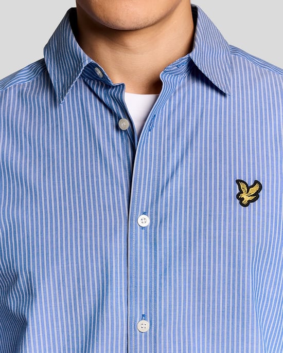 Katoenen Poplin Twin Stripe Overhemd - Image 3