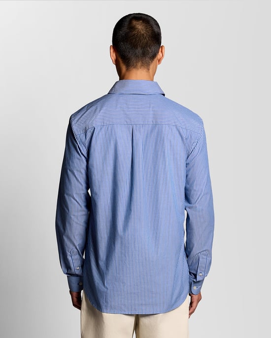 Katoenen Poplin Twin Stripe Overhemd - Image 4