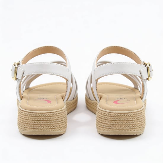 Heavenly Feet Symphony Womens Ankle Strap Sandals Stone - Image 3
