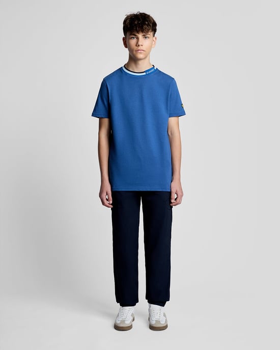 T-shirt met Tipped Collar-logo - Image 2