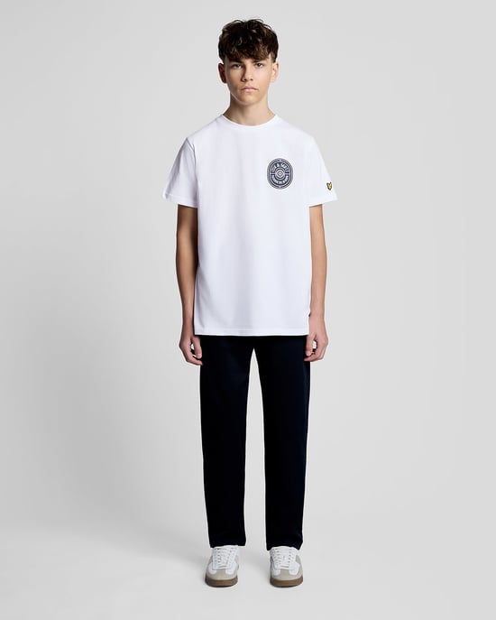 Grafisch Badge Katoenen T-Shirt - Image 2