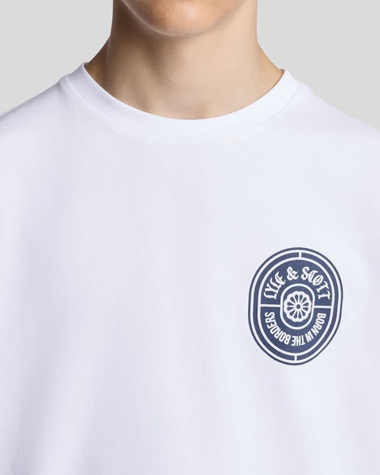 Grafisch Badge Katoenen T-Shirt - Image 3
