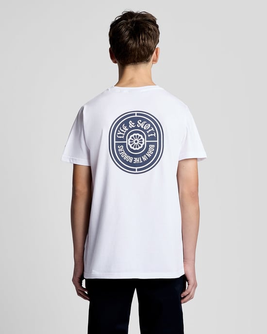 Grafisch Badge Katoenen T-Shirt - Image 4