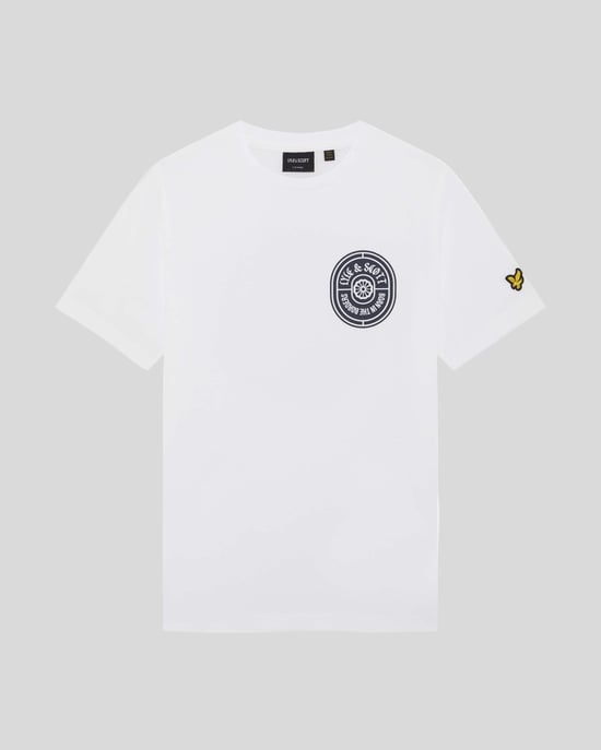 Grafisch Badge Katoenen T-Shirt - Image 6