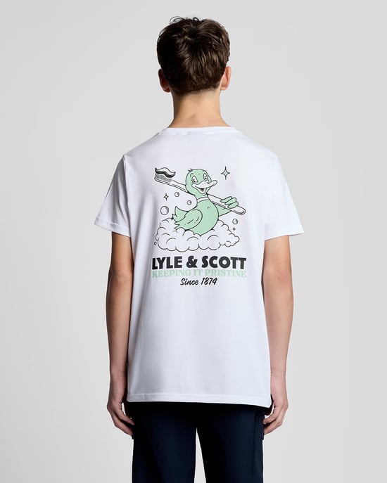 Back Print Graphic T-Shirt - Image 1