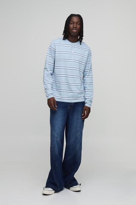 Parachute Panelled Washed Jeans - Image 4