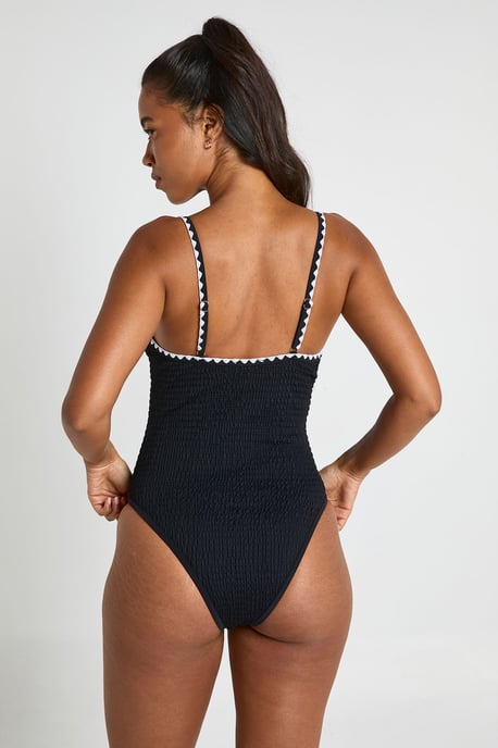 Contrast Stitch Swimsuit - Image 2