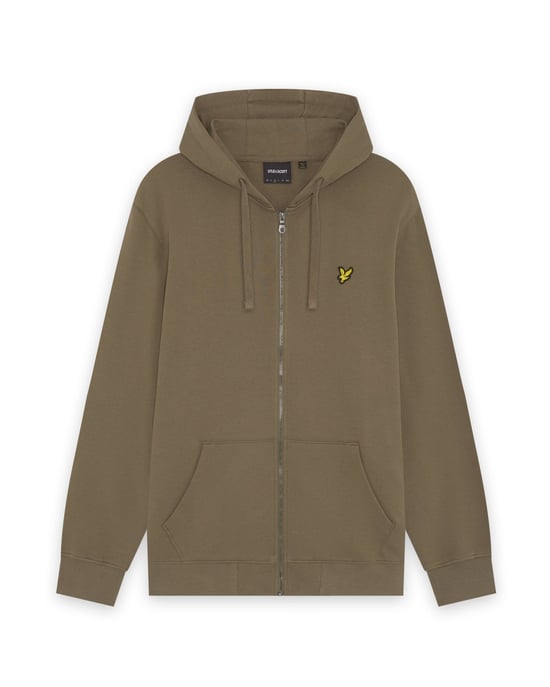 Loopback Bomull Full Zip Hoodie - Image 5