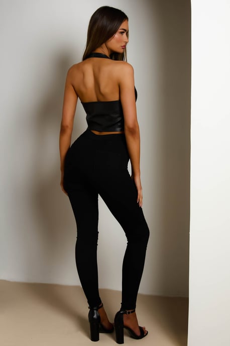 High Waisted Skinny Soft Touch Skinny Jean - Image 3