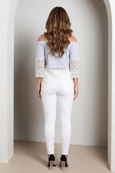 High Waisted Skinny Soft Touch Skinny Jean - Image 3