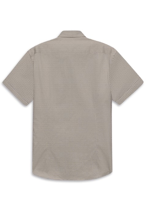 Bugatti Herren Korte mouwen shirt Modern Fit gestreept van katoen - Image 2