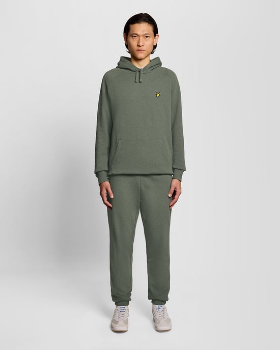 Katoenen Marl Raglan Hoodie - Image 2