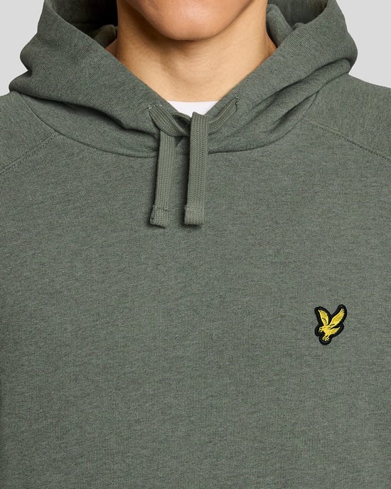 Katoenen Marl Raglan Hoodie - Image 3