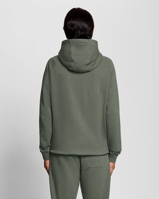 Katoenen Marl Raglan Hoodie - Image 4