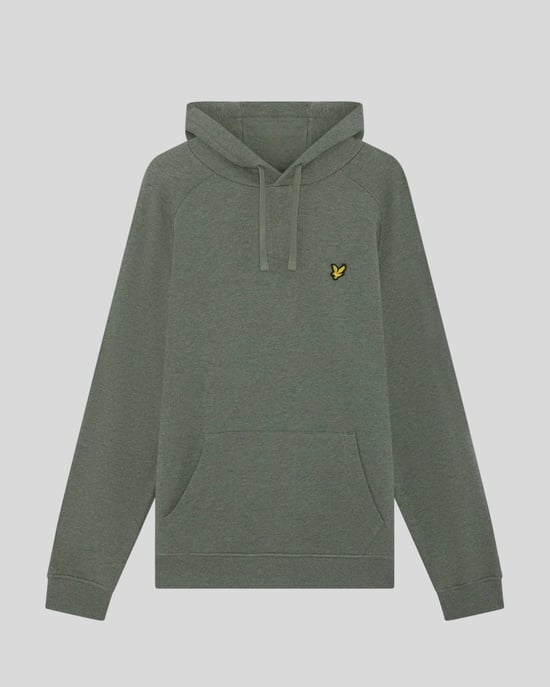 Katoenen Marl Raglan Hoodie - Image 5