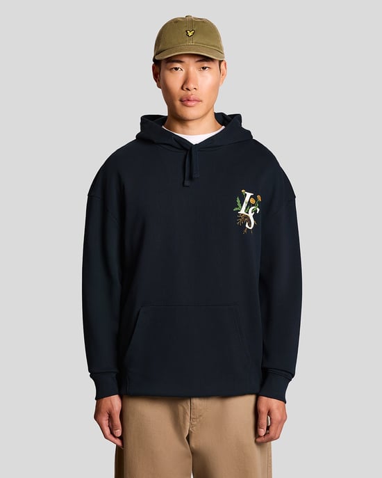Botanische Grafische Katoenen Hoodie - Image 1