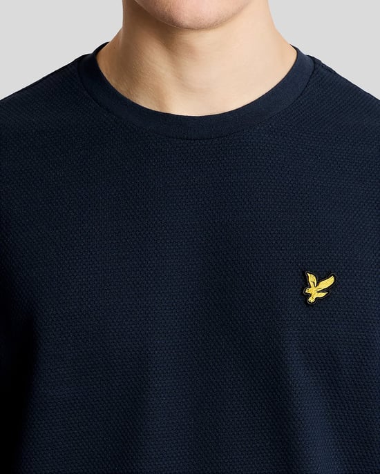 Gestructureerde Jacquard T-shirt - Image 3