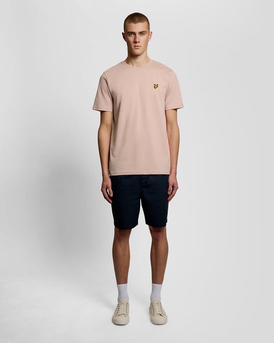 Bomulls T-shirt med Rund Halsringning - Image 2