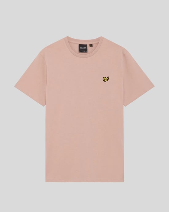 Bomulls T-shirt med Rund Halsringning - Image 5