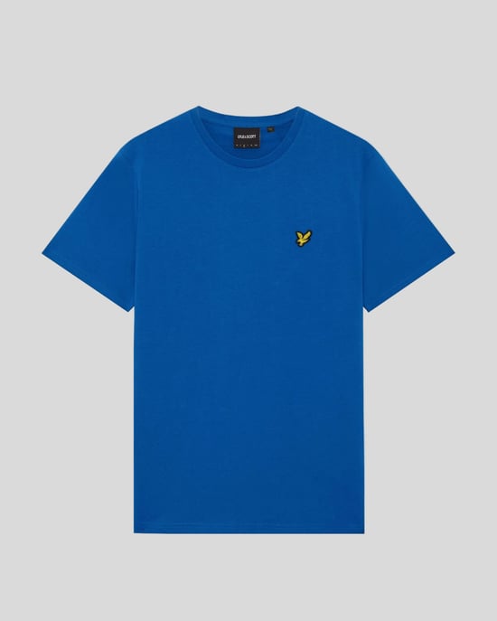 Bomulls T-shirt med Rund Halsringning - Image 5
