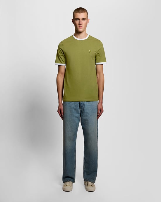 Ringer Katoenen Crewneck T-shirt - Image 2