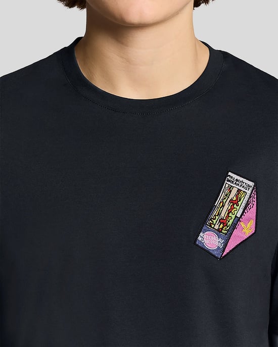 Geborduurd Grafisch T-shirt met Ronde Hals - Image 3