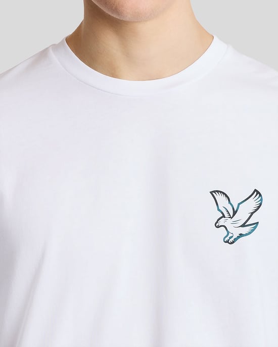 T-shirt met achterafdruk grafisch - Image 3