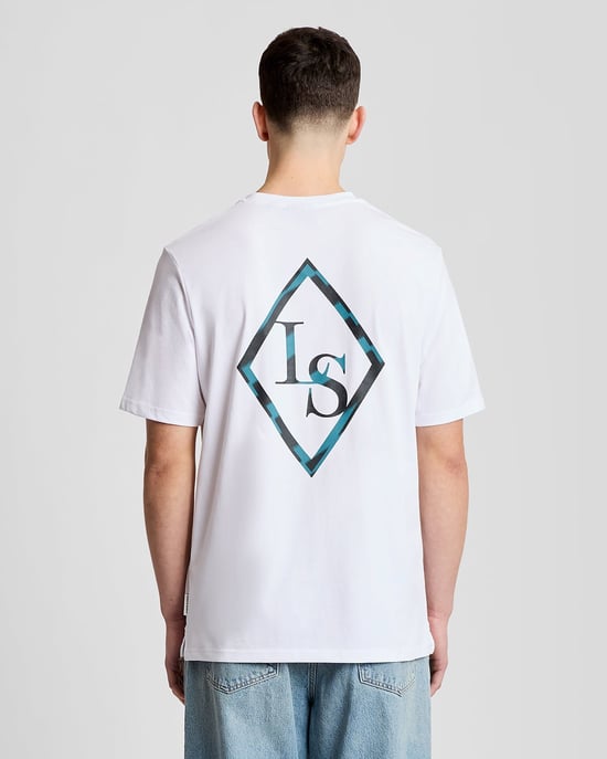 T-shirt met achterafdruk grafisch - Image 4