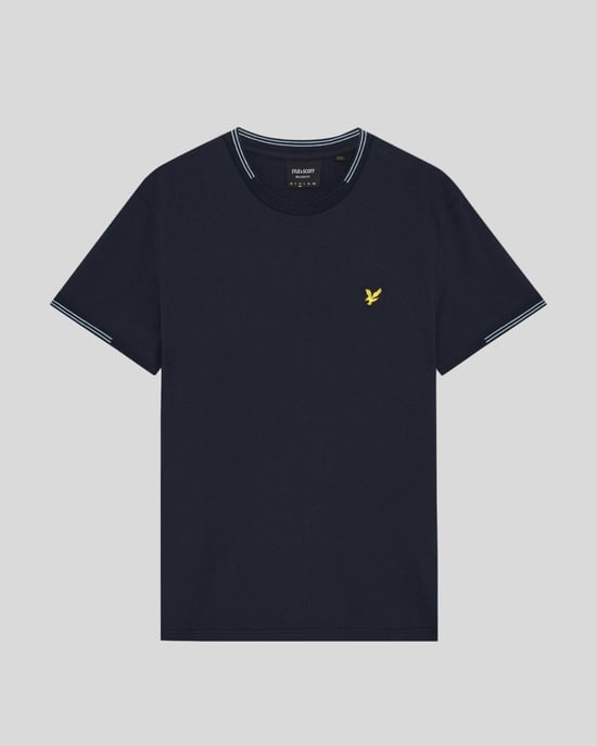 Fijn Katoenen T-shirt met Gepunte Tips - Image 1