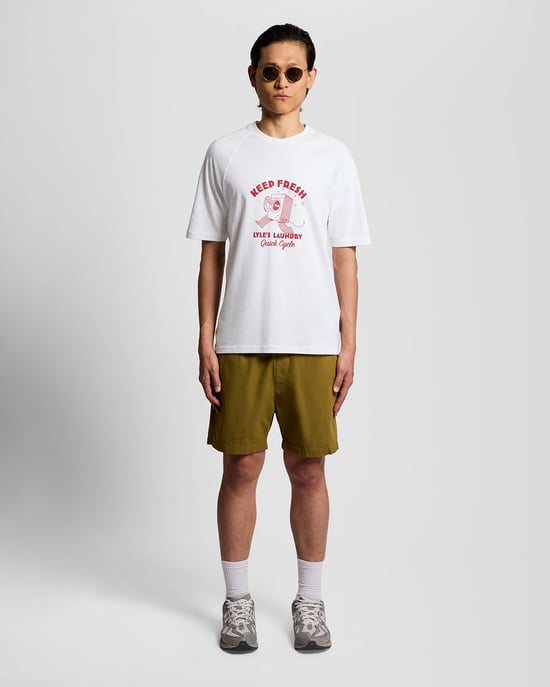 Bröstgrafik T-shirt - Image 2