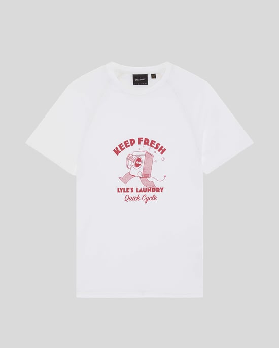 Bröstgrafik T-shirt - Image 5